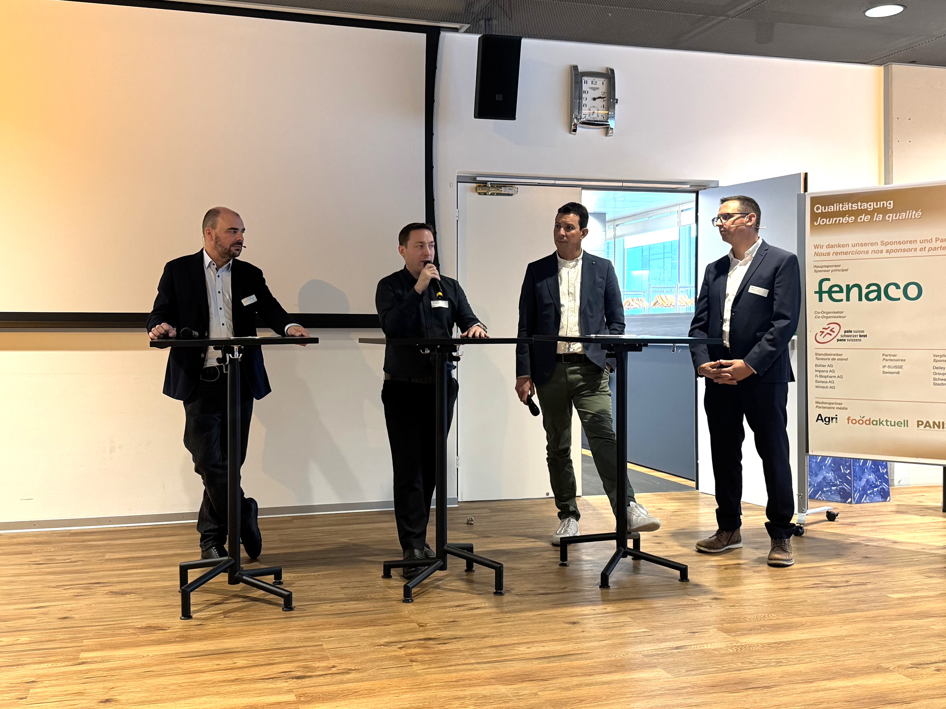 2025 Swiss Granum Qualitaetstagung Pierre Yves Perrin SGPV Steve Corminboeuf VKGS Alexandre Bardet GMSA Peter Rast Panofina Rho