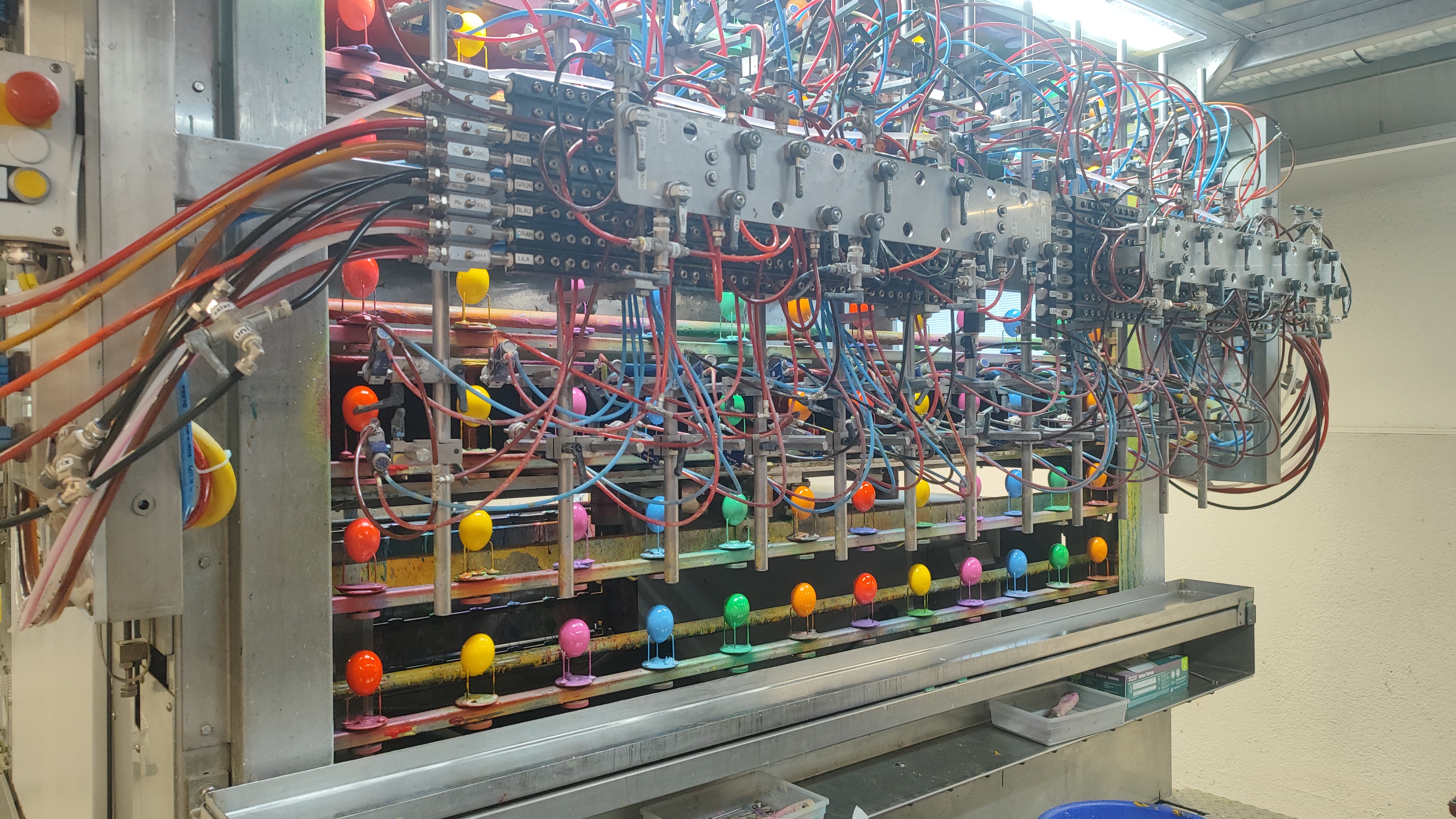 Eier Eierproduktion Spritzanlage Eico Lisa Nagy